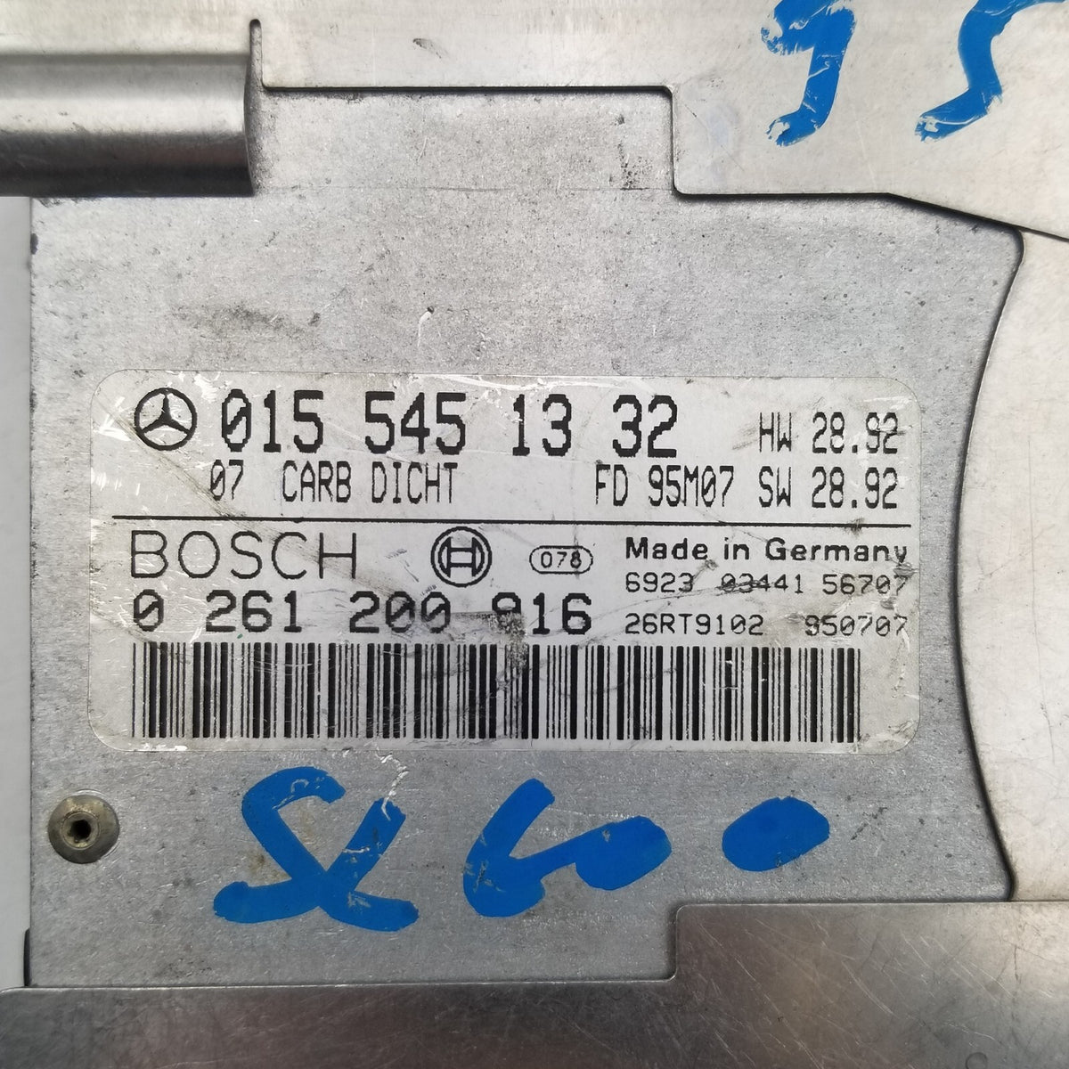 93-98 Mercedes R129 SL600 600SL E420 500E Carb MAS Control Unit 0155451332 OEM