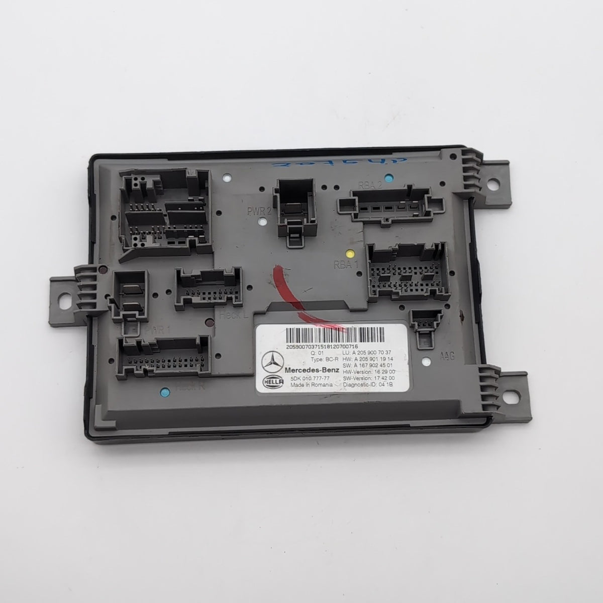 2019 2020 2021 MERCEDES C300 W205 REAR TRUNK SAM CONTROL MODULE UNIT A2059007037