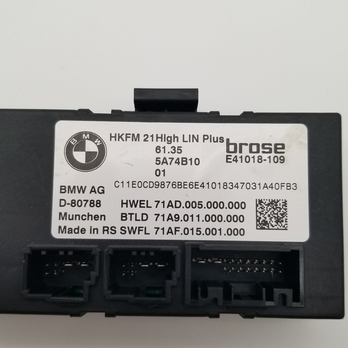 2024 2025 BMW G05 G07 X5 X7 Tailgate Liftgate Decklid Control Module OEM 5A74B10