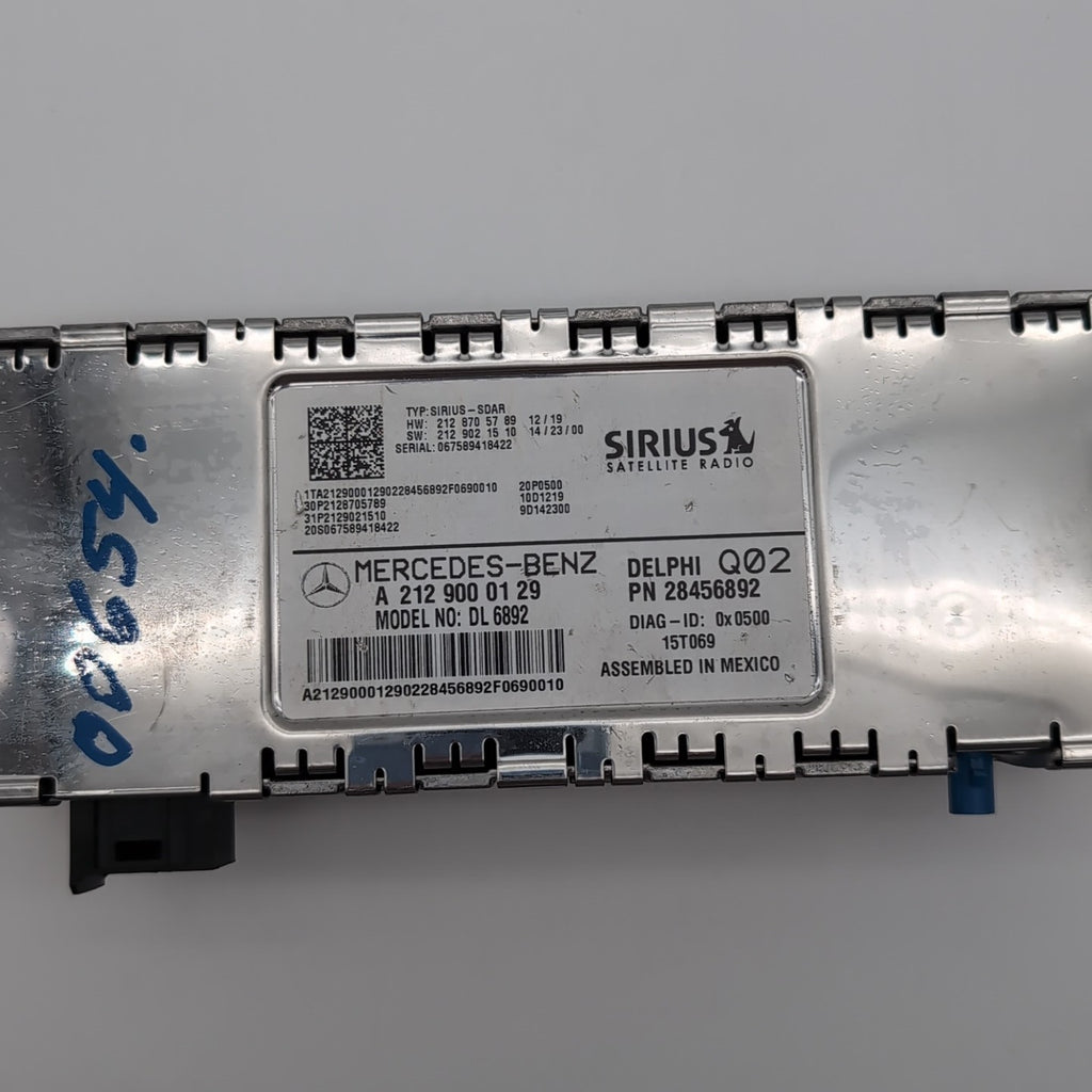 2013- 2016 MERCEDES GL450 E350 SATELLITE RADIO CONTROL MODULE A2129000129