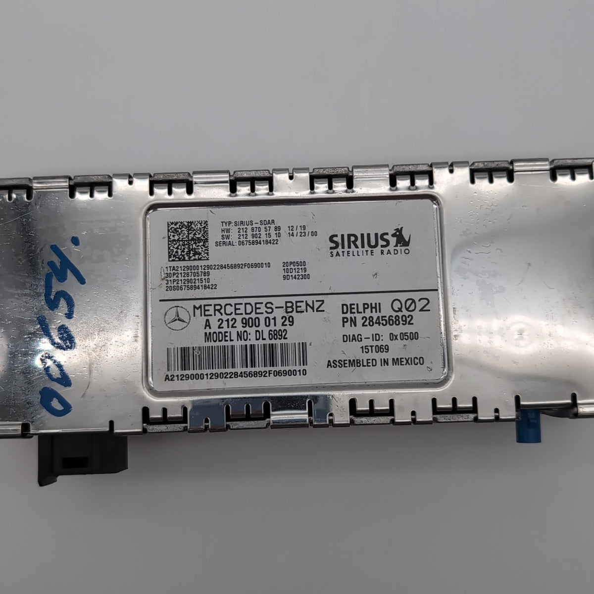 2013- 2016 MERCEDES GL450 E350 SATELLITE RADIO CONTROL MODULE A2129000129