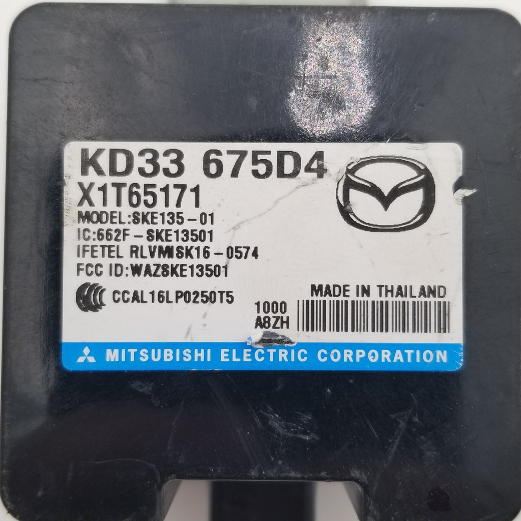 2016- 2020 MAZDA CX-5 KEYLESS ENTRY RECEIVER CONTROL MODULE UNIT OEM KD33675D4