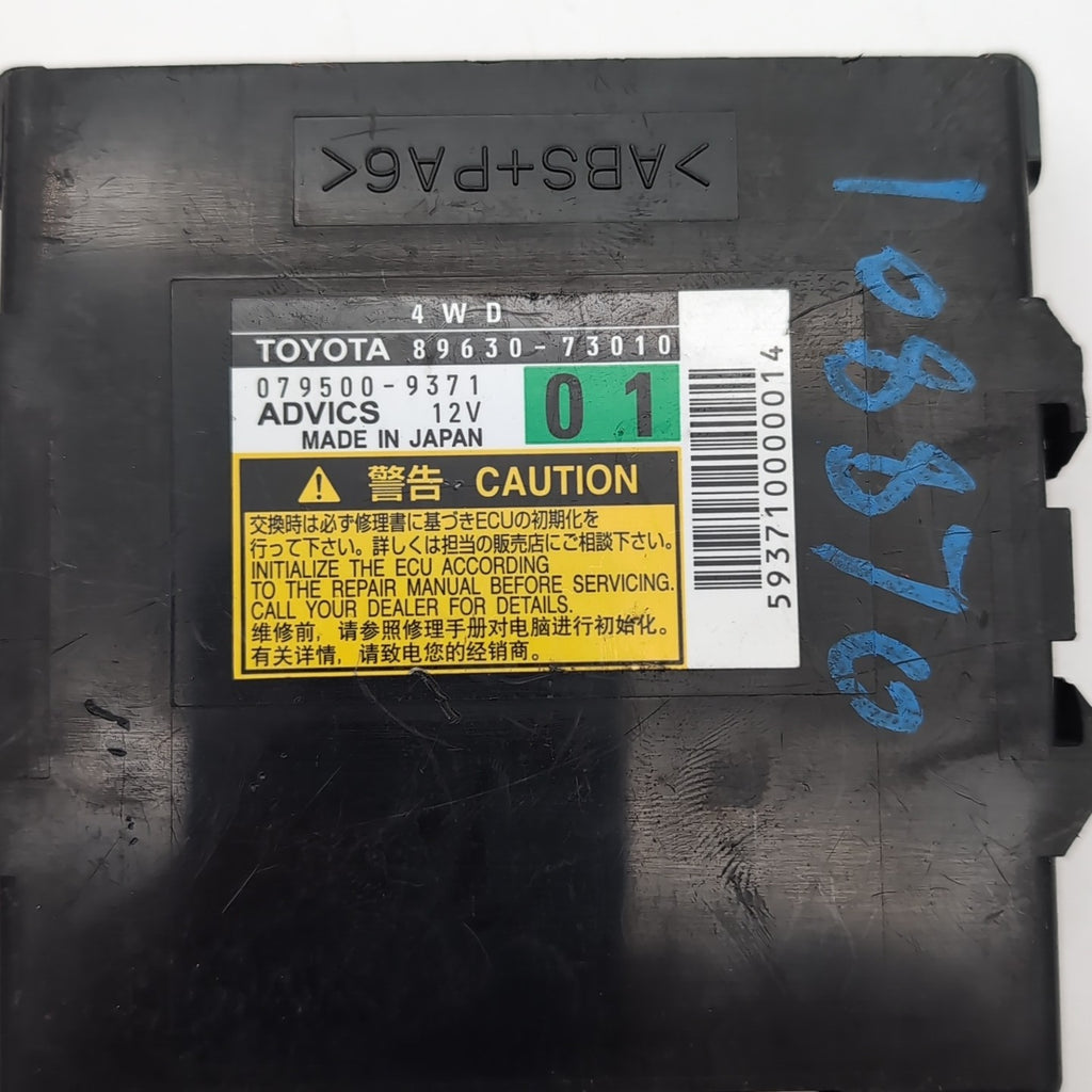 2009 2010 2011 2012 2013 14 15 16 Toyota Venza Transfer Case Module 89630-73010