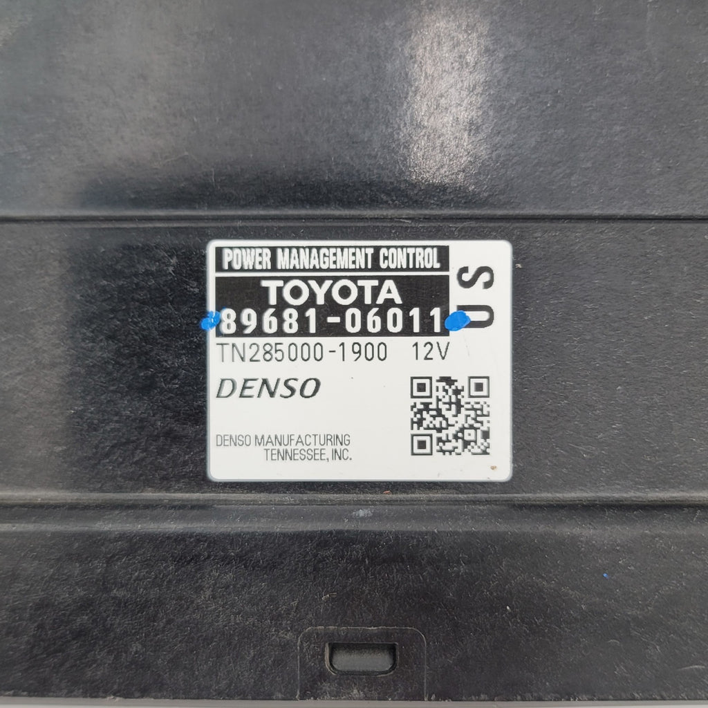 2012 TOYOTA CAMRY POWER SUPPLY CONTROL MODULE ECM ASSEMBLY 89681-06011