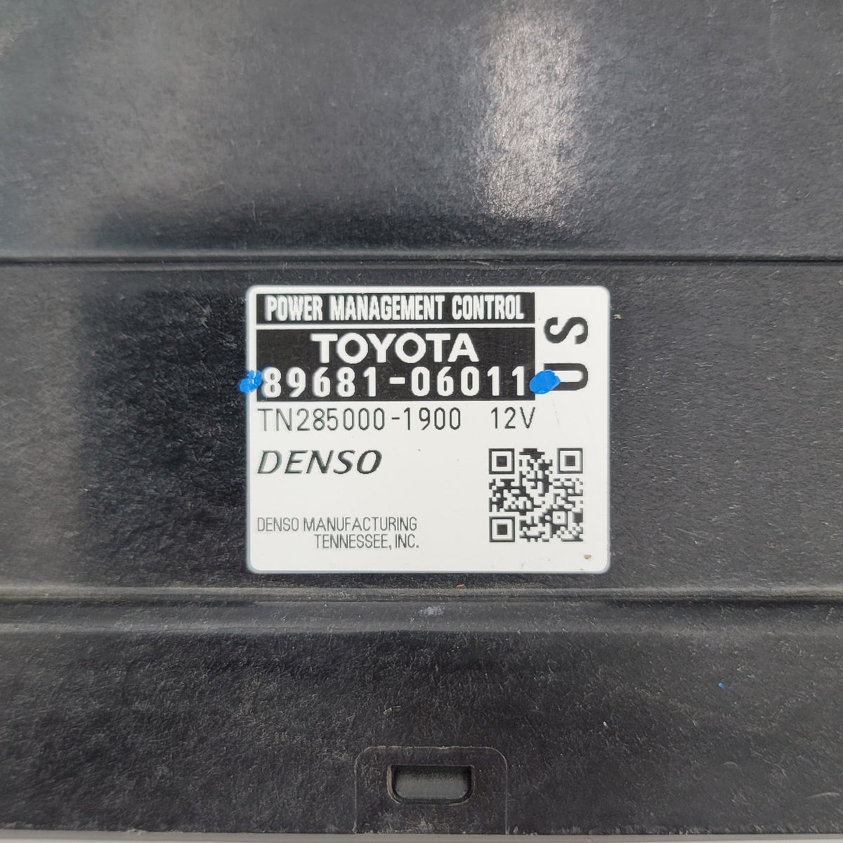 2012 TOYOTA CAMRY POWER SUPPLY CONTROL MODULE ECM ASSEMBLY 89681-06011