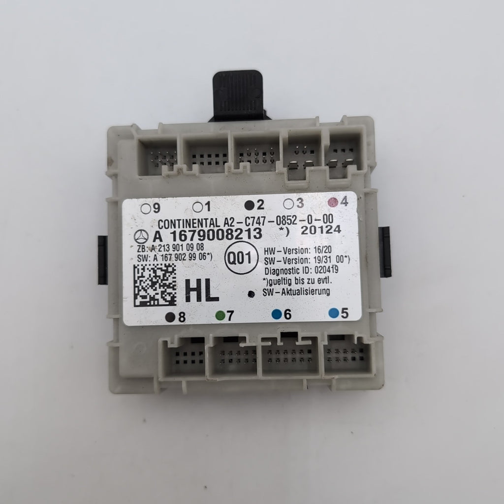 2020- 2023 MERCEDES GLE350 V167 REAR LEFT DOOR CONTROL MODULE OEM A1679008213