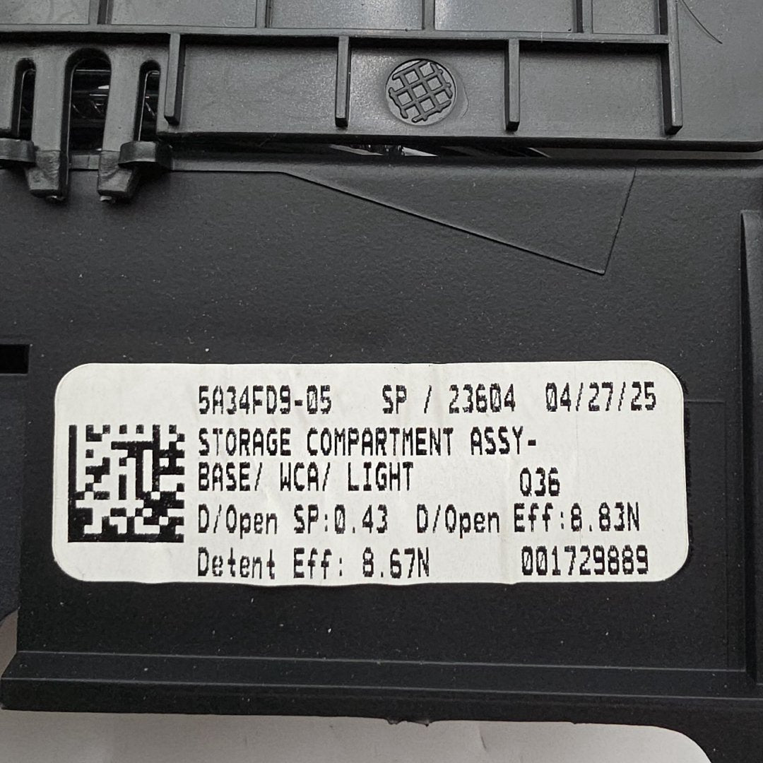 2019 - 2026 BMW X5 X7 Center Console Storage Compartment 5A34FD9