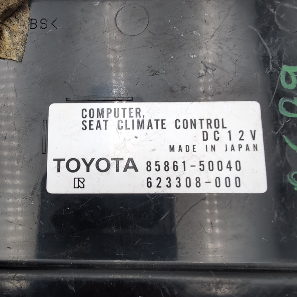2004 2005 2006 LEXUS LS430 REAR LEFT SEAT CLIMATE CONTROL MODULE 85861-50040