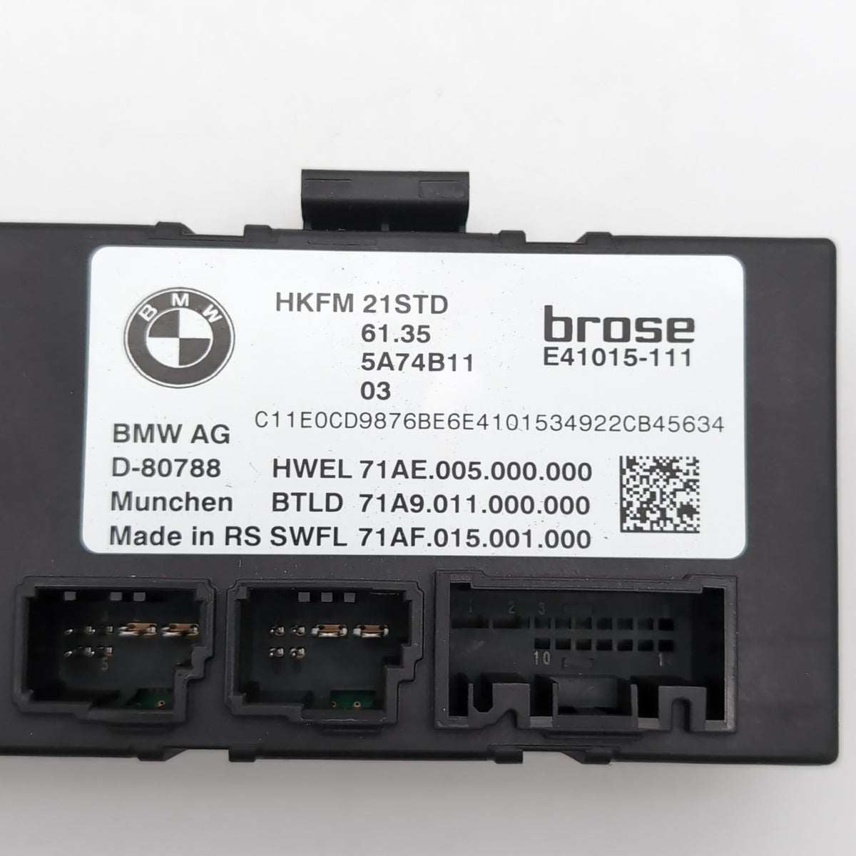2023 2024 2025 BMW G60 XM X1 X2 X3 Trunk Lid Liftgate Control Module 5A74B11
