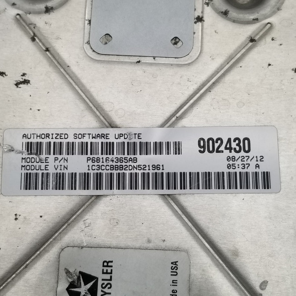 2013 Dodge Avenger Computer Brain Engine Control Module OEM P05150763AB