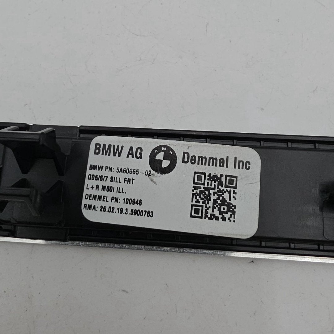 2025 2026 BMW X7 M60i Front Rear Door Sill Scuff Plate 5A60665 8072244 8072243