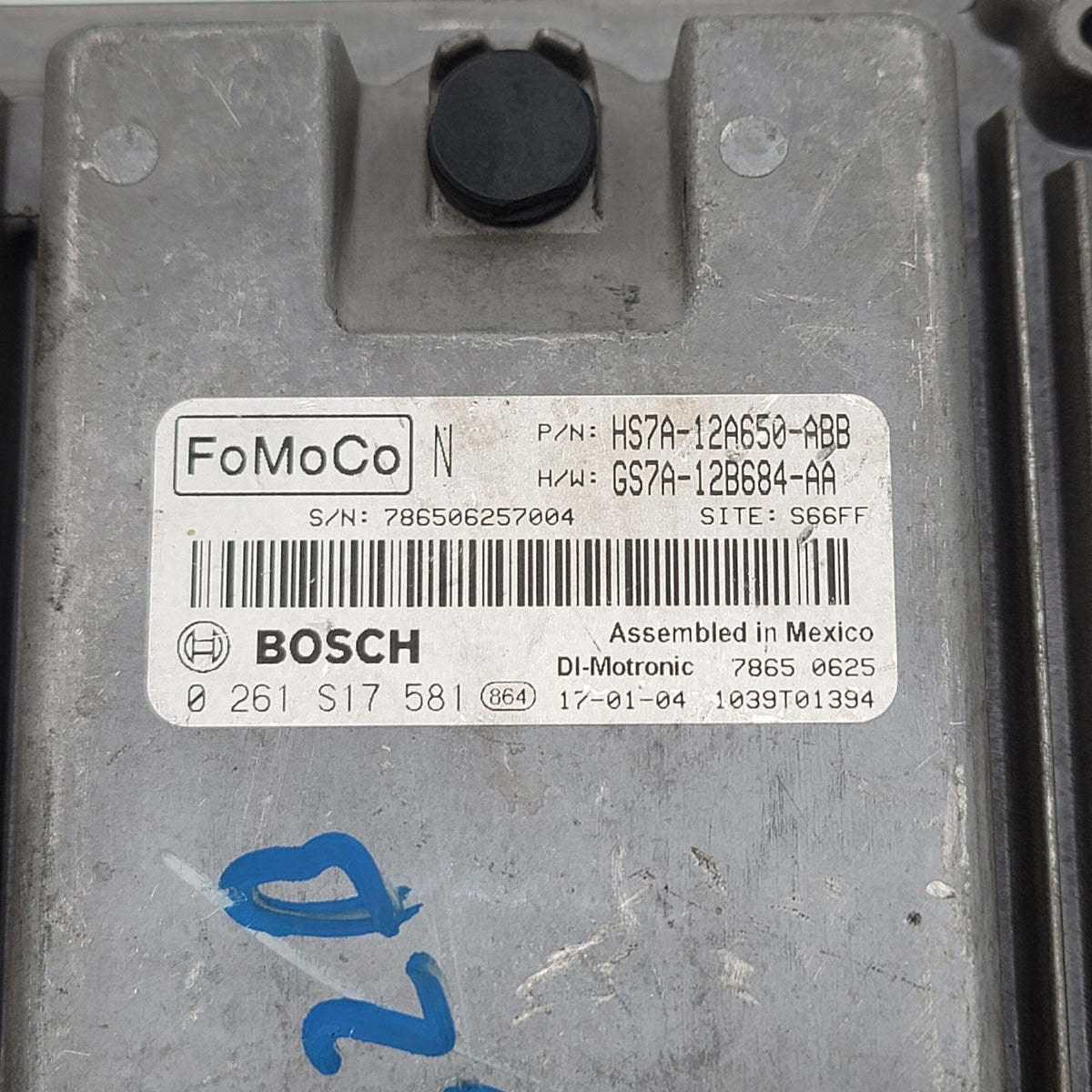 2017 FORD FUSION Engine Control Module ECU ECM OEM HS7A12A650ABB