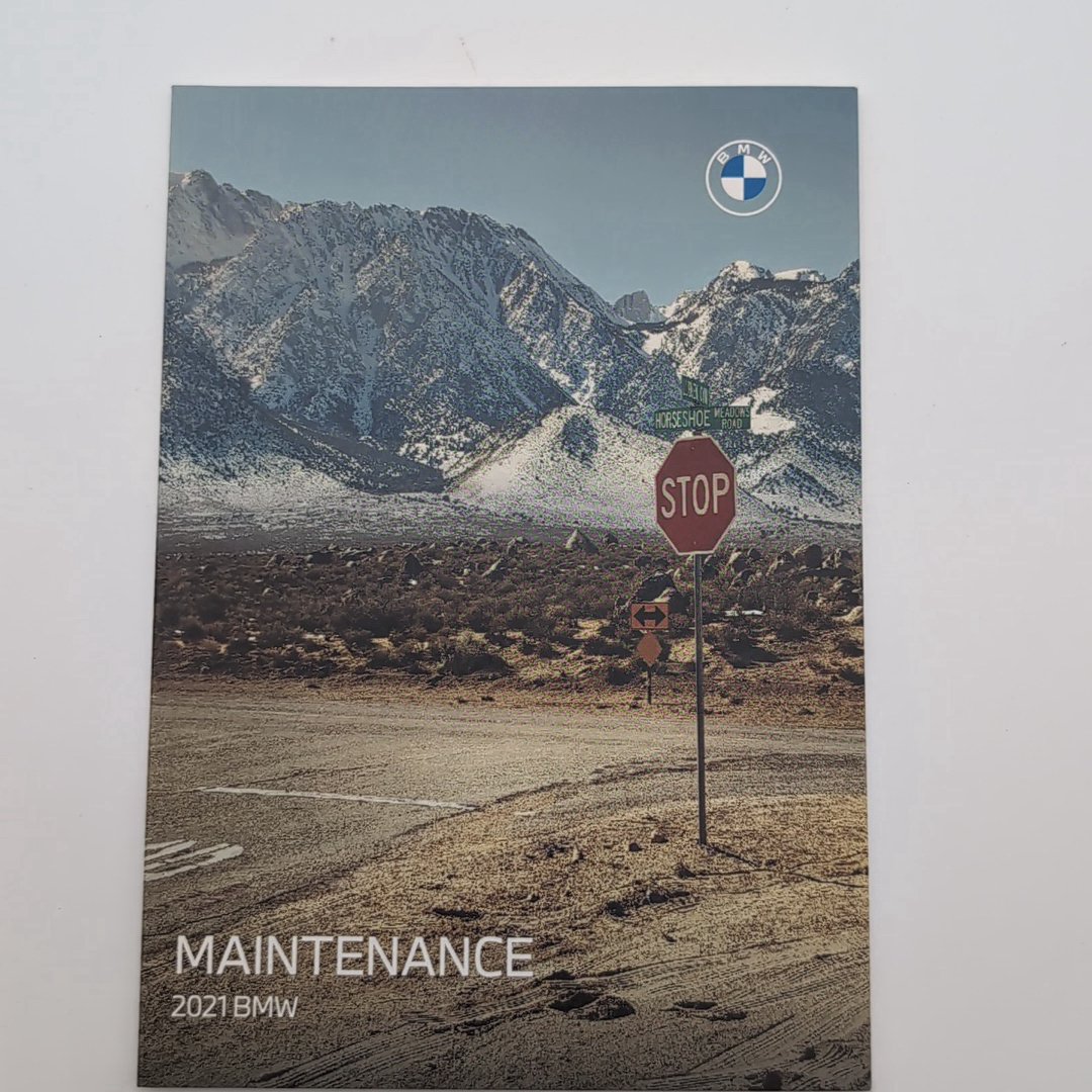 2021 BMW G30 5 Series Sedan Owners Manual Handbook Set Kit with Case