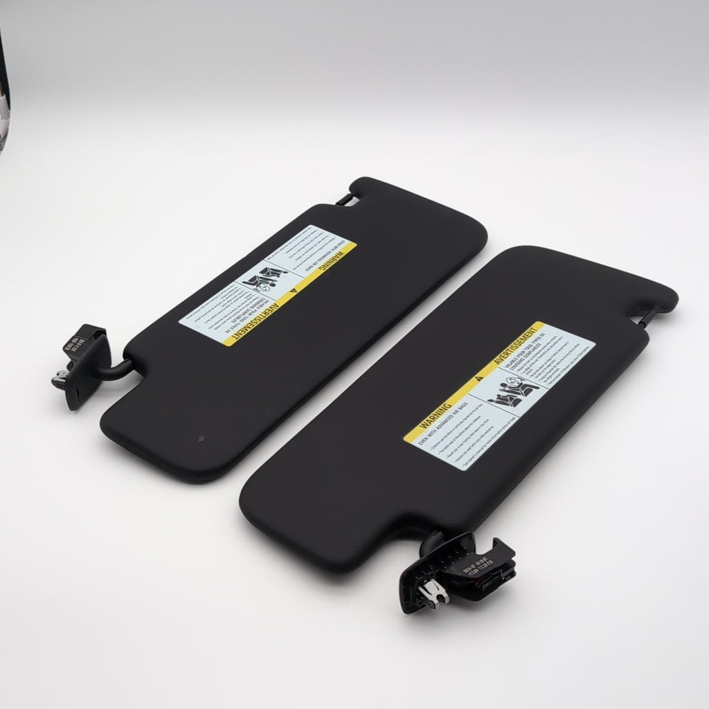 2023 2024 2025 BMW X2 U10 Sun Visor Pair Left Right Black OEM 5A1F983 5A1F984