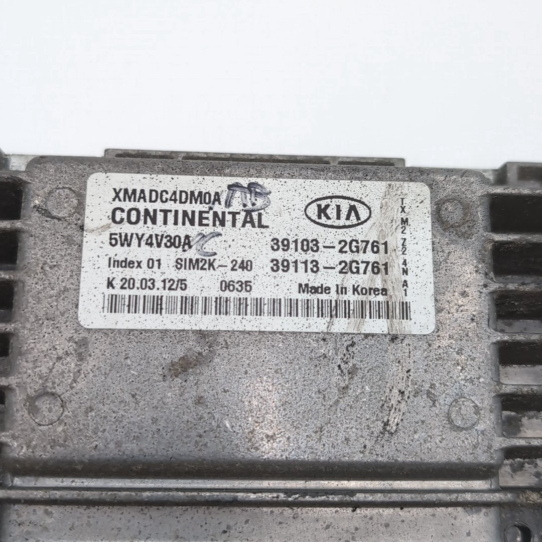 2012 2013 Kia Sorento 2.4L Engine Computer Control Module ECU 39103-2G761