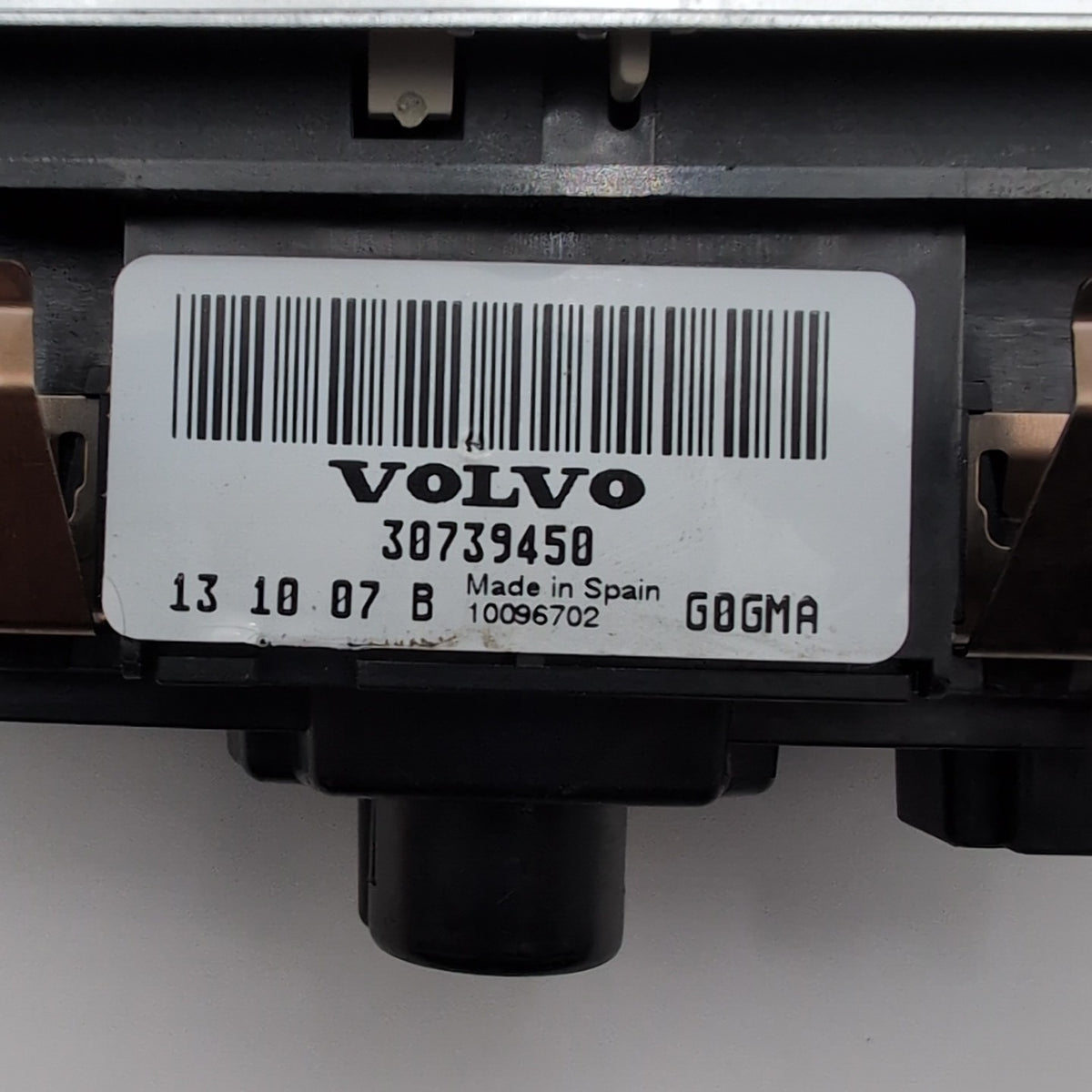 2014- 2018 Volvo S60 Dashboard Headlight Lamp Control Panel 31443840