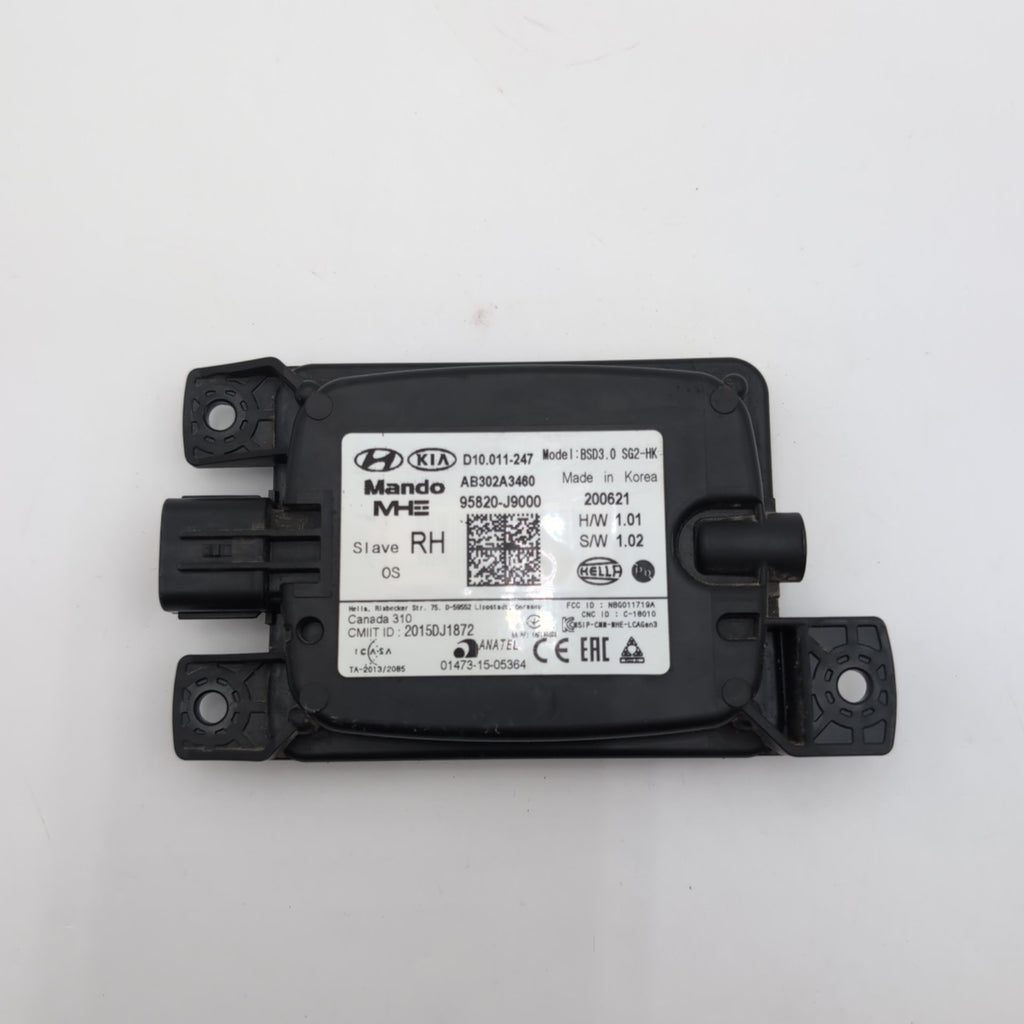 2019 2020 2021 Hyundai Kona SLAVE RH Right Blind Spot Radar Sensor 95820-J9000
