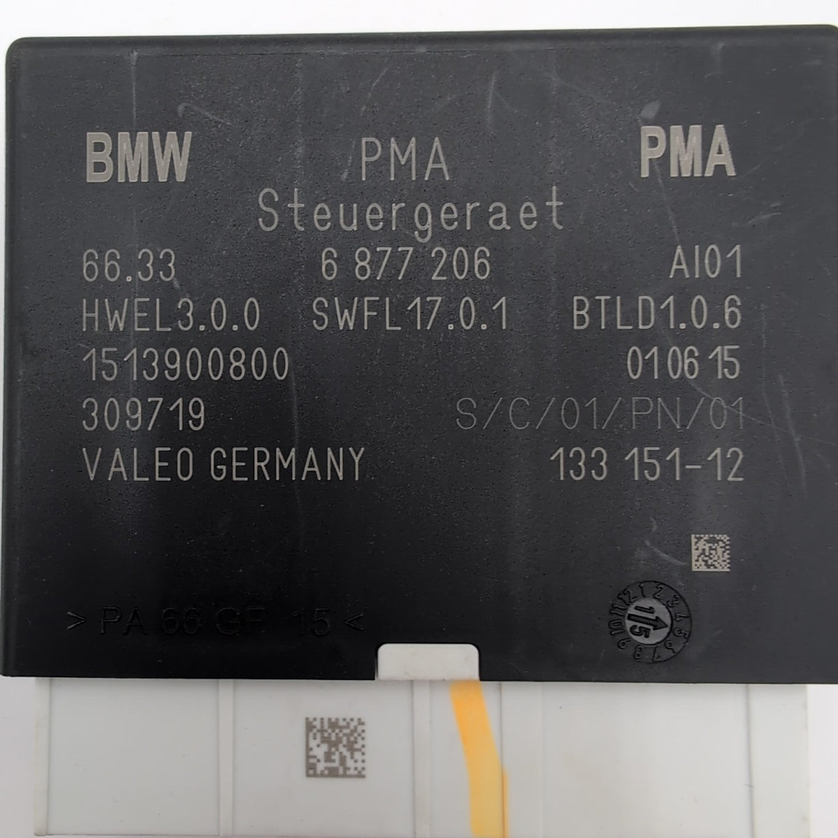 2014- 2021 BMW i3 I01 PMA Park Assist Control Module OEM 6877206