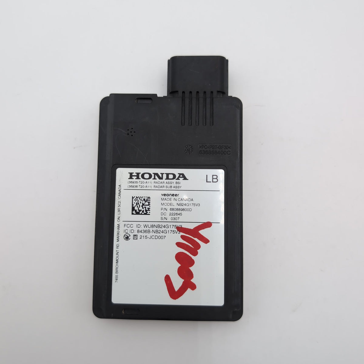 2022 2023 Honda Civic Rear Left Blind Spot Radar Sensor 36935-T20-A11