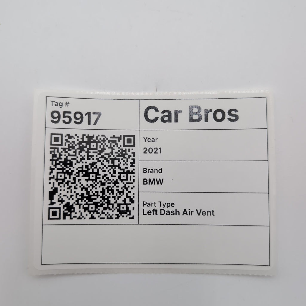 2014 - 2021 BMW i3 i3s I01 Front Left Driver Side Dashboard AC Air Vent 9283001