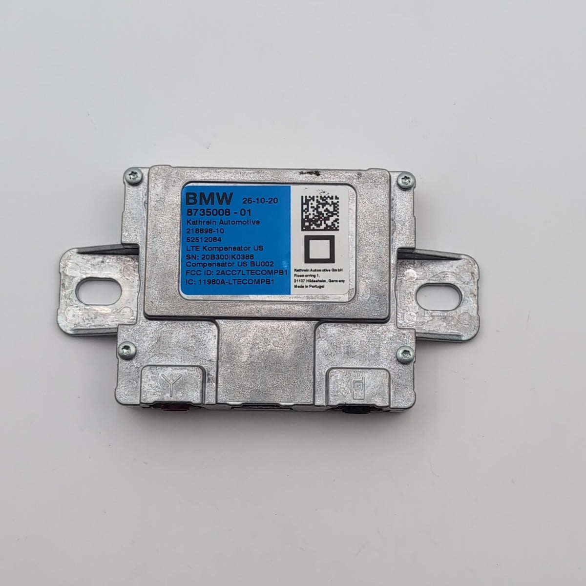 2019 - 2022 BMW 3 5 7 Series G20 G30 G12 X3 X4 X5 LTE Compensator Module 8735008