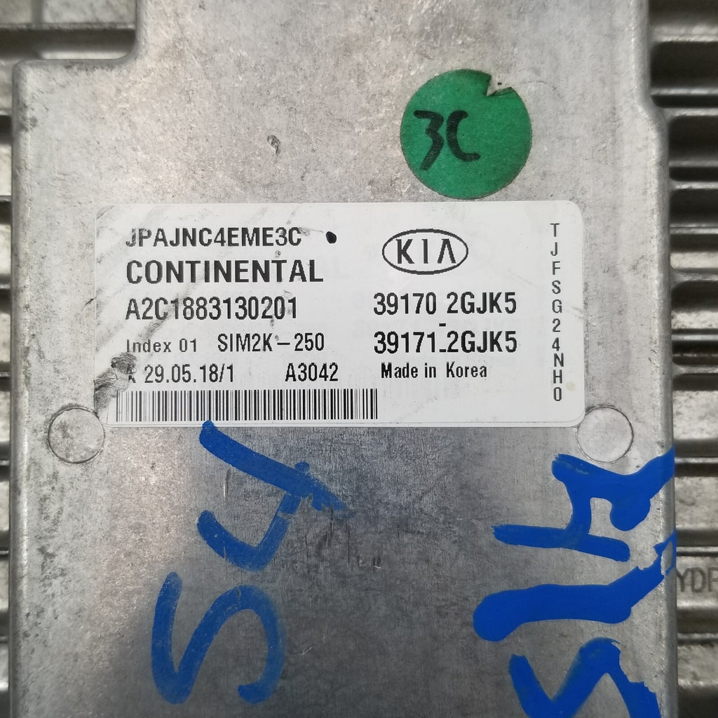 2019 2020 Kia Optima Engine Computer Ecu Pcm Ecm Pcu Oem 391702GJK5