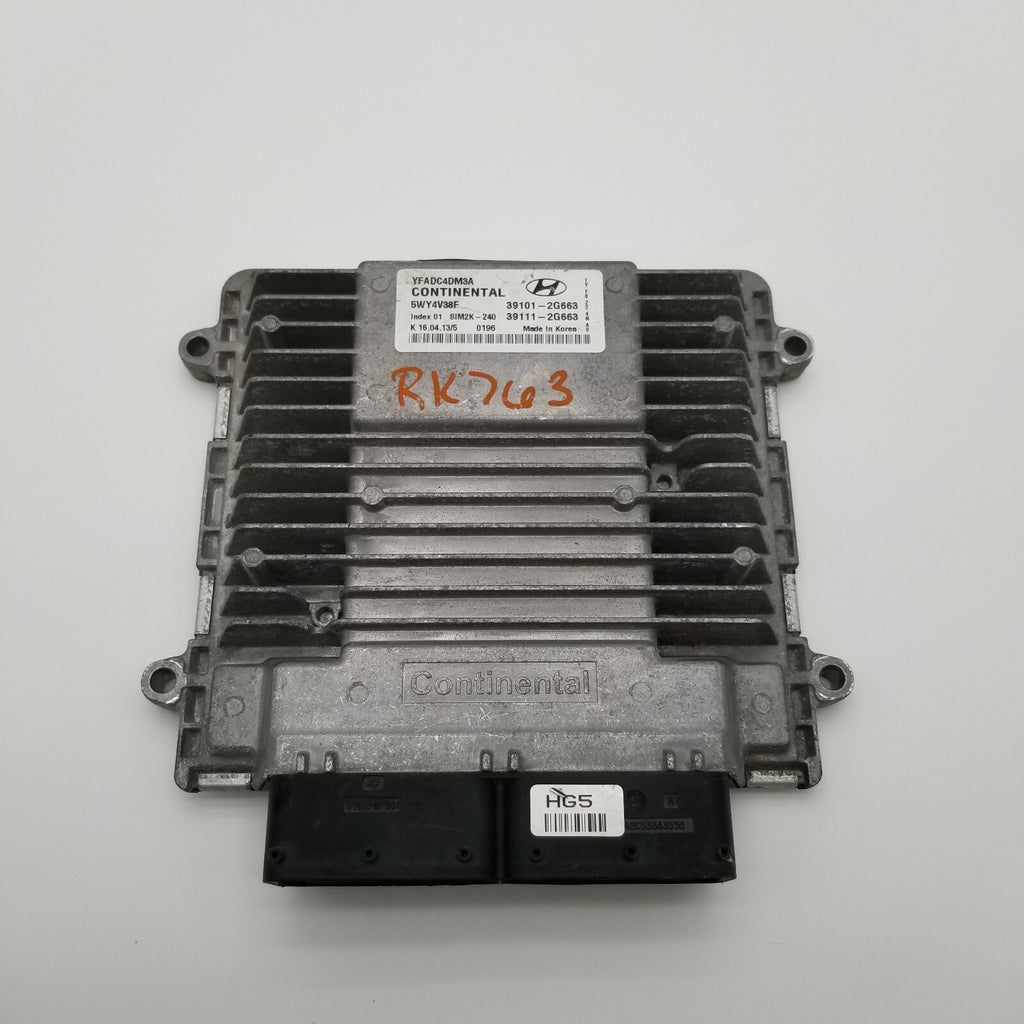 2013 Fits Hyundai Sonata Engine Computer Ecm Ecu 39101-2G663 OEM