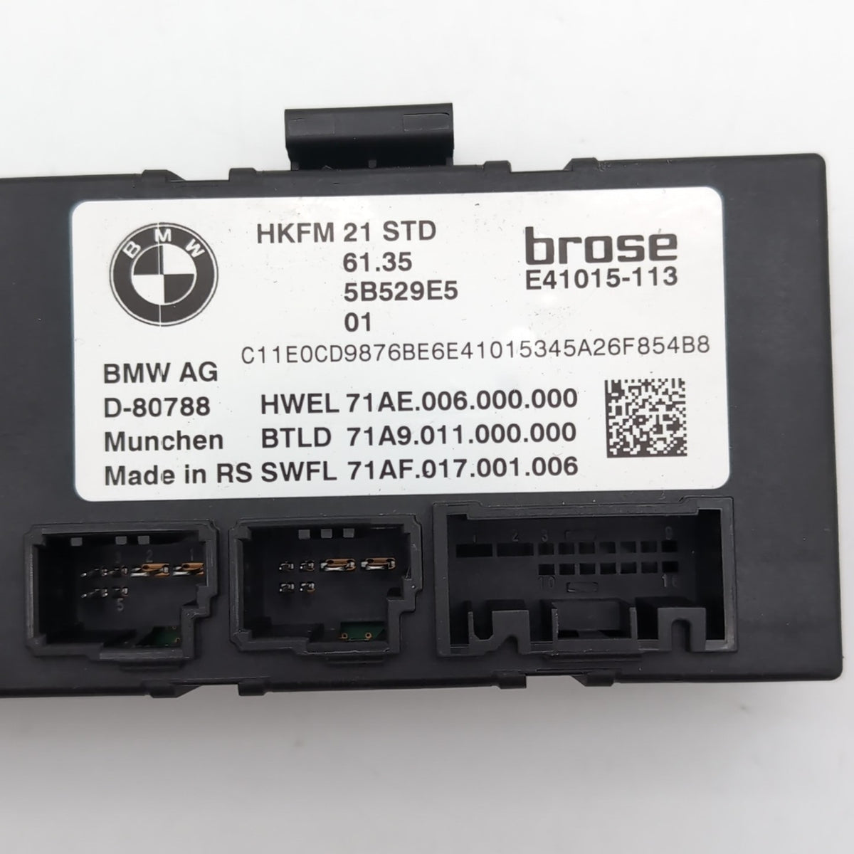 2024 - 2026 BMW G60 XM X6 X3 X1 X2 Trunk Lid Deck Lid Control Module 5B529E5