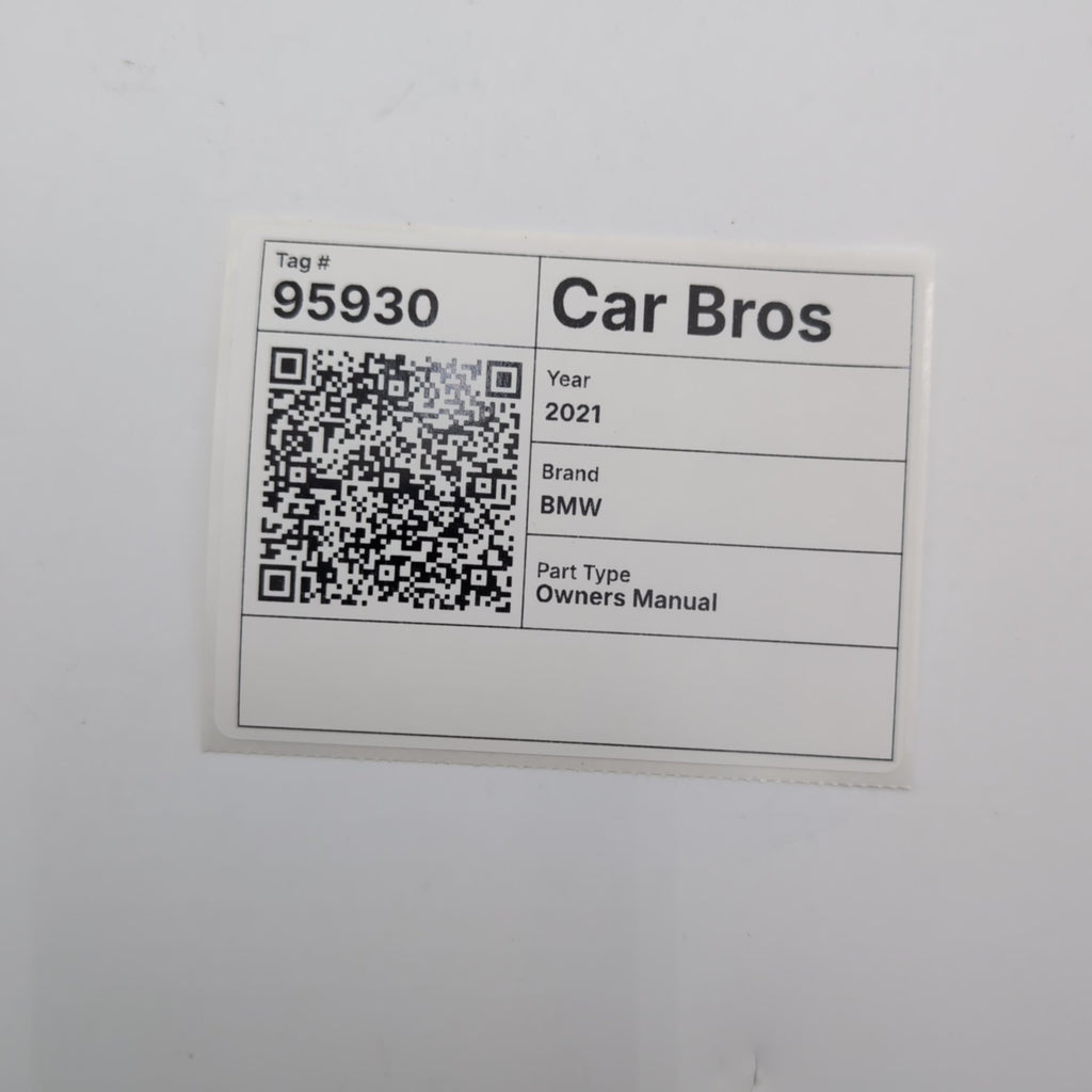 2021 BMW i3 I01 Owners Manual Hand Book Set Kit OEM