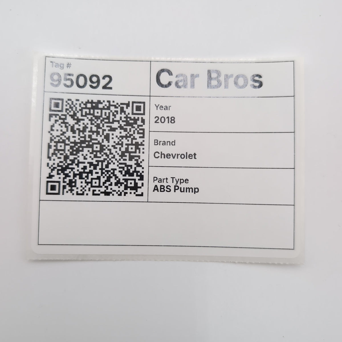 2018 Chevrolet Malibu 1.5L ABS Anti Lock Brake Pump 84325538
