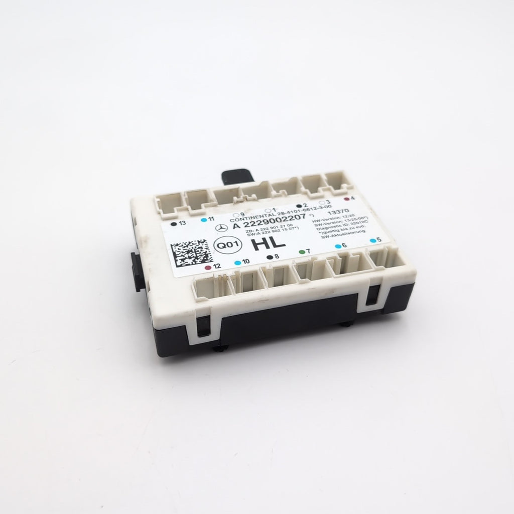 2014 Mercedes W222 S550 Rear Left Door Control Module OEM A2229002207