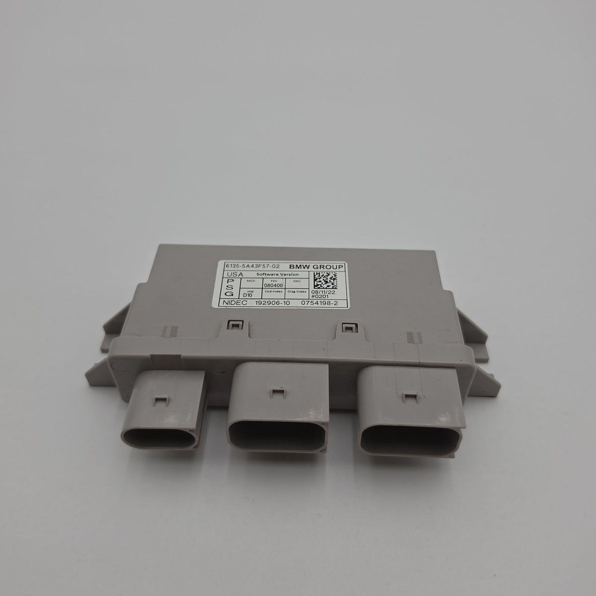 2022 2023 2024 2025 2026 BMW iX I20 Sensor Cleaning Control Module 5A43F57
