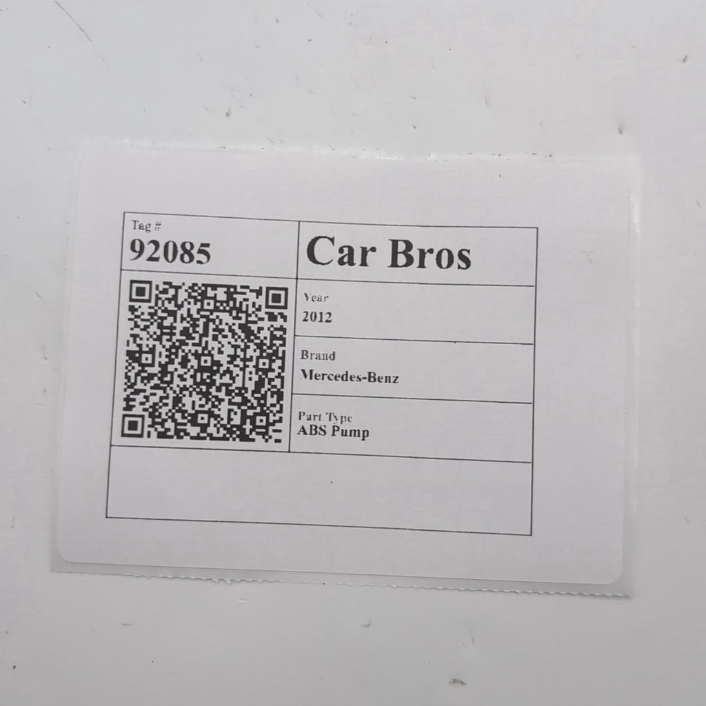 2012 - 2016 Mercedes W212 E350 ABS Anti Lock Brake Pump A2124313512