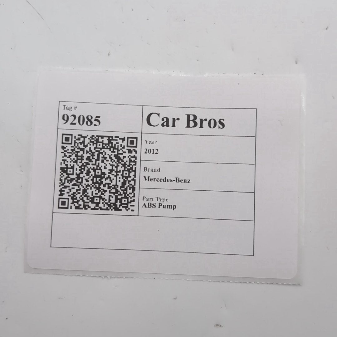 2012 - 2016 Mercedes W212 E350 ABS Anti Lock Brake Pump A2124313512