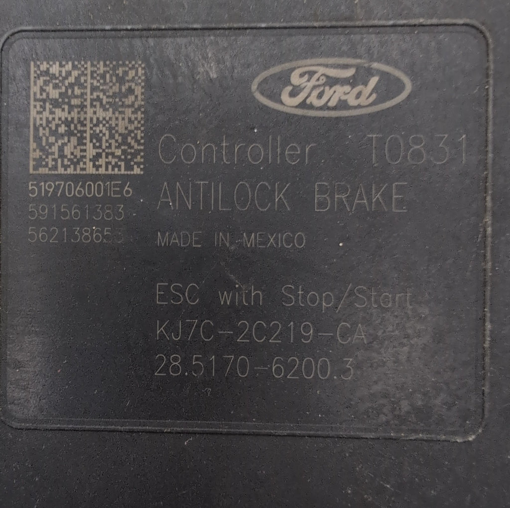 2017 2018 2019 Lincoln MKC 2.0L ABS Anti Lock Brake Pump KJ7C-2C405-CA