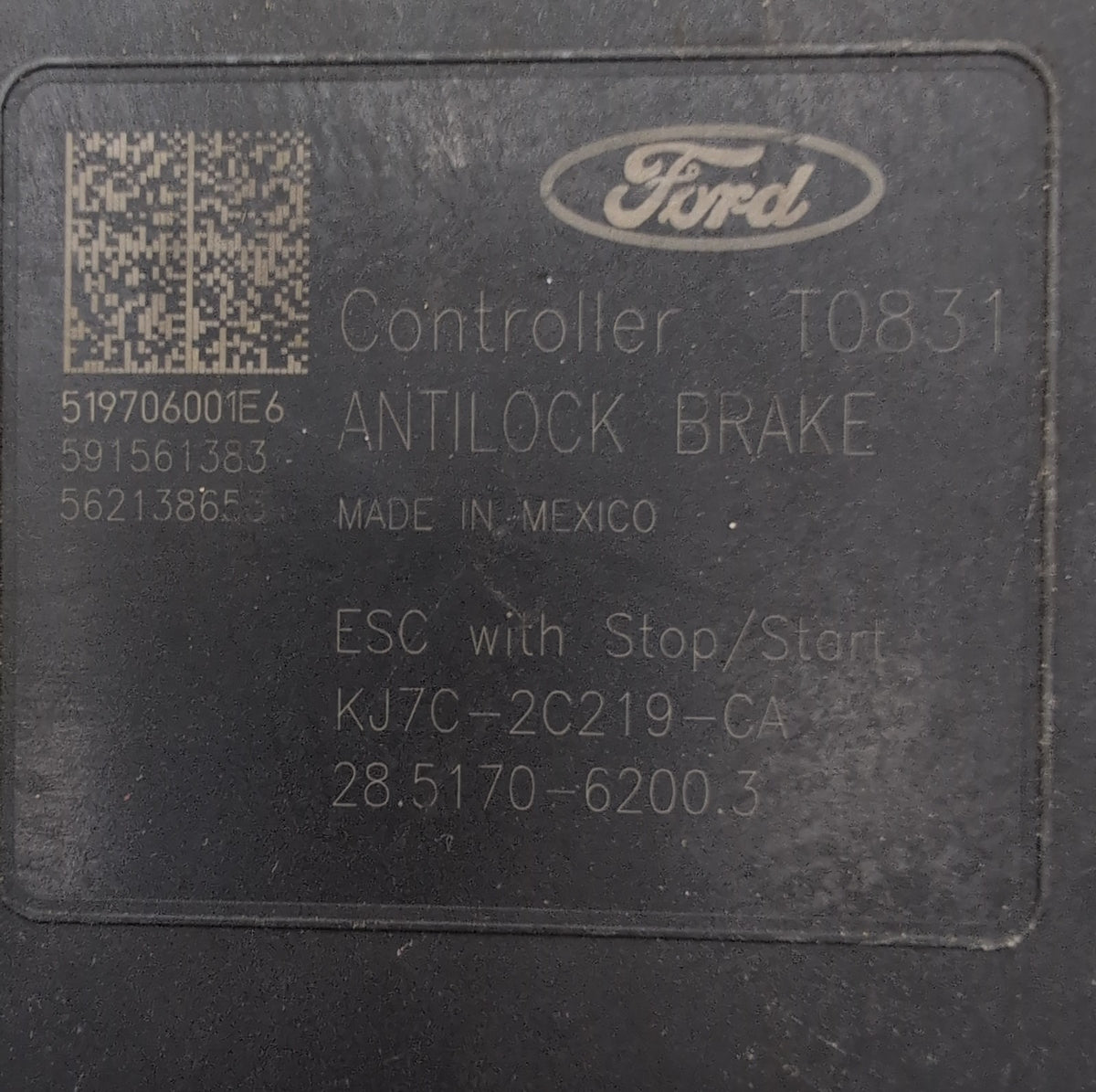 2017 2018 2019 Lincoln MKC 2.0L ABS Anti Lock Brake Pump KJ7C-2C405-CA