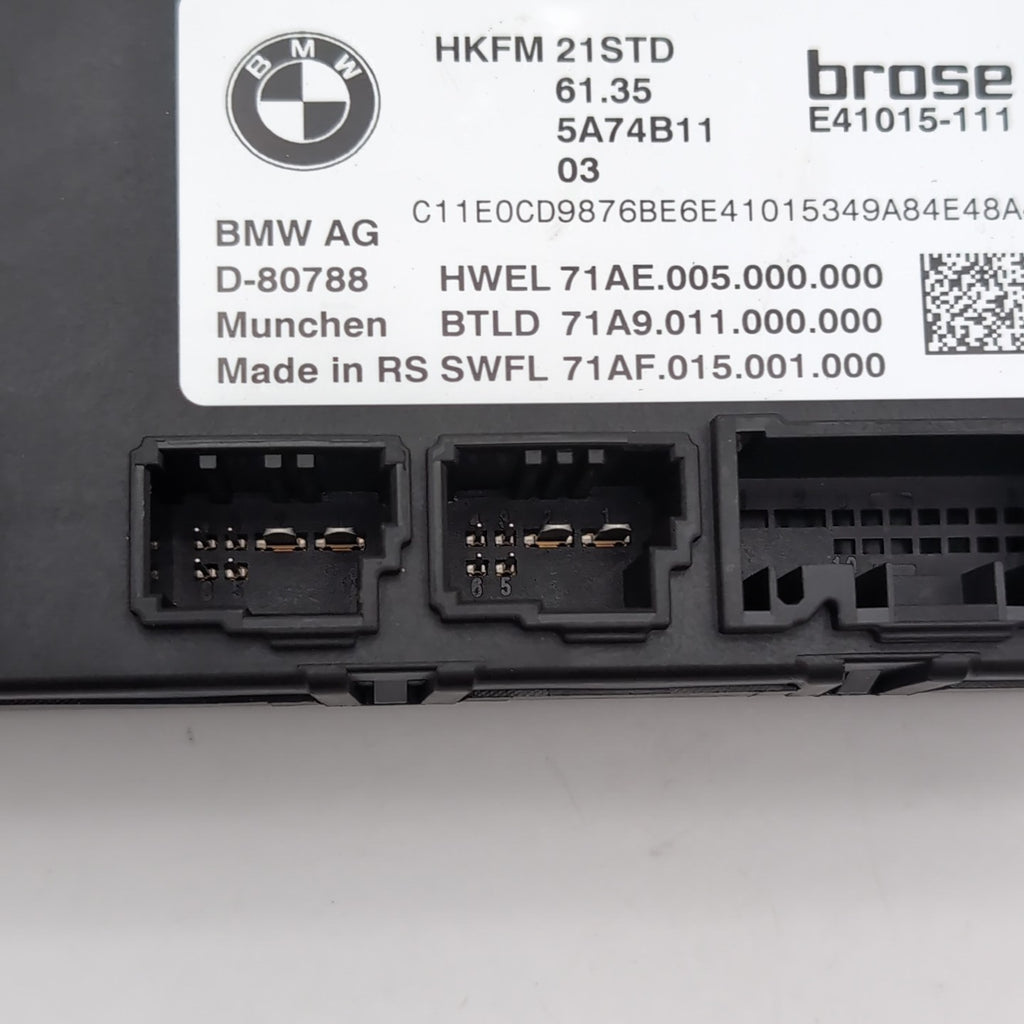 2023 2024 2025 BMW G60 XM X1 X2 X3 Trunk Lid Liftgate Control Module 5A74B11