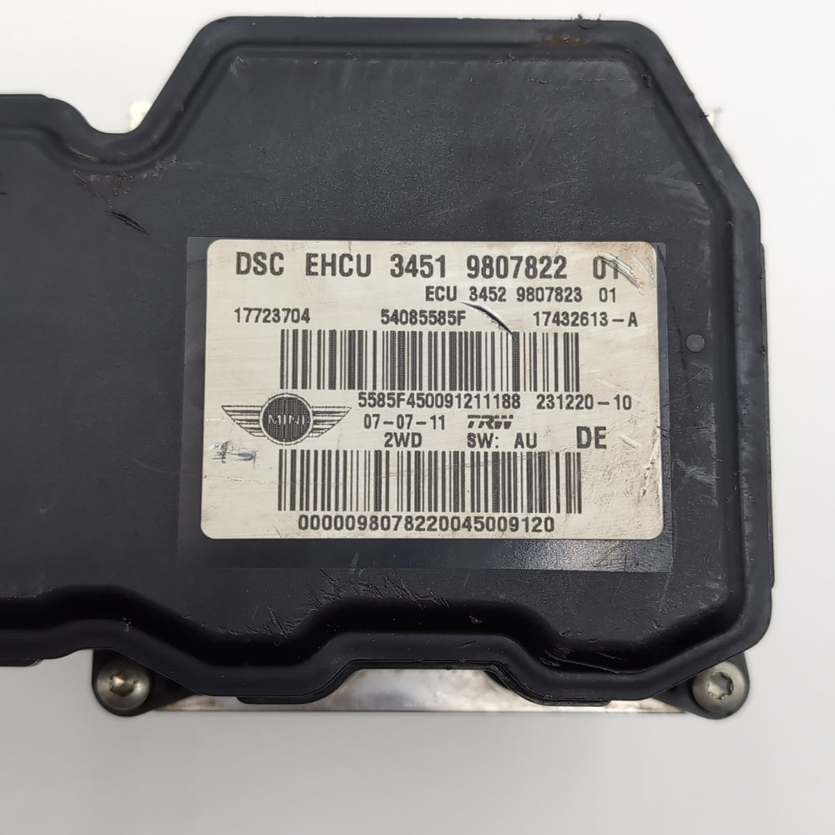 2011 2012 MINI COOPER CLUBMAN 1.6L FWD DSC Power Anti Lock ABS Brake Pump OEM