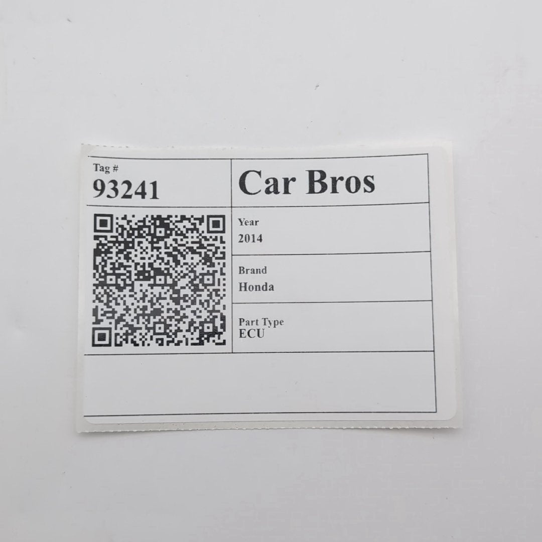 2014 Honda Accord 2.4L Engine Computer Control Module ECU 37820-5A3-L12