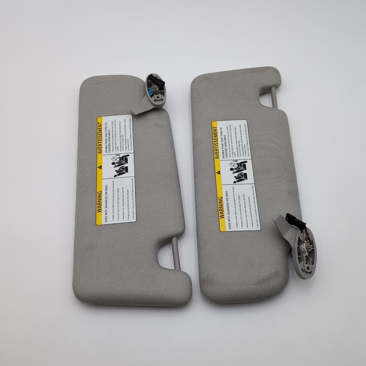 2014- 2021 BMW i3 i3s I01 Left Right Sun Visor Pair Set OEM 7305471 7305472