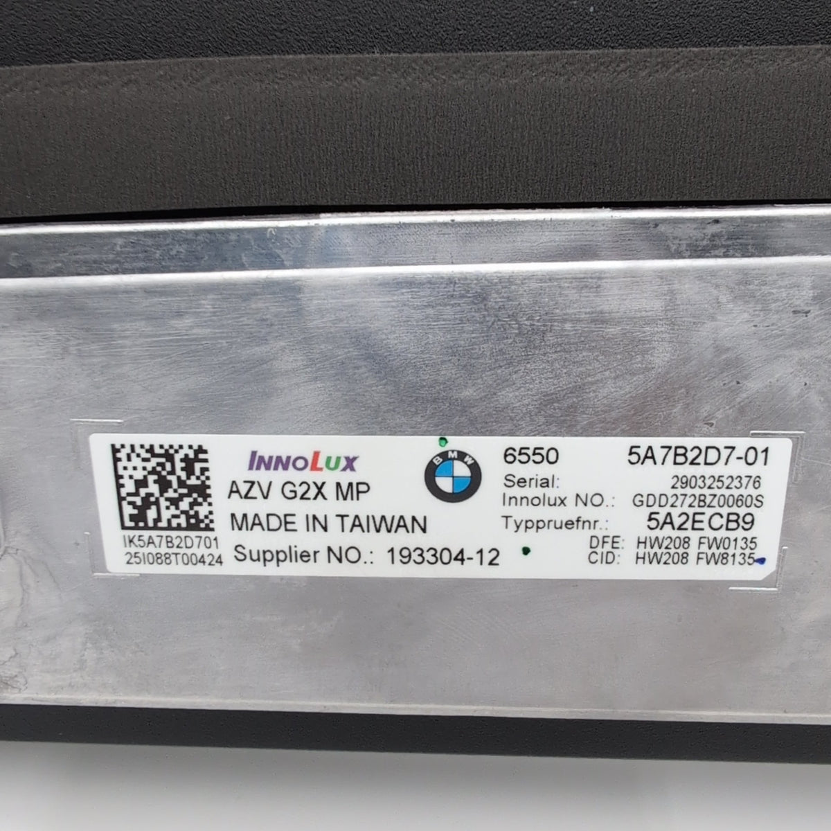 2023 - 2026 BMW G20 G26 G42 M3 M4 Instrument Cluster Infotainment Display Screen