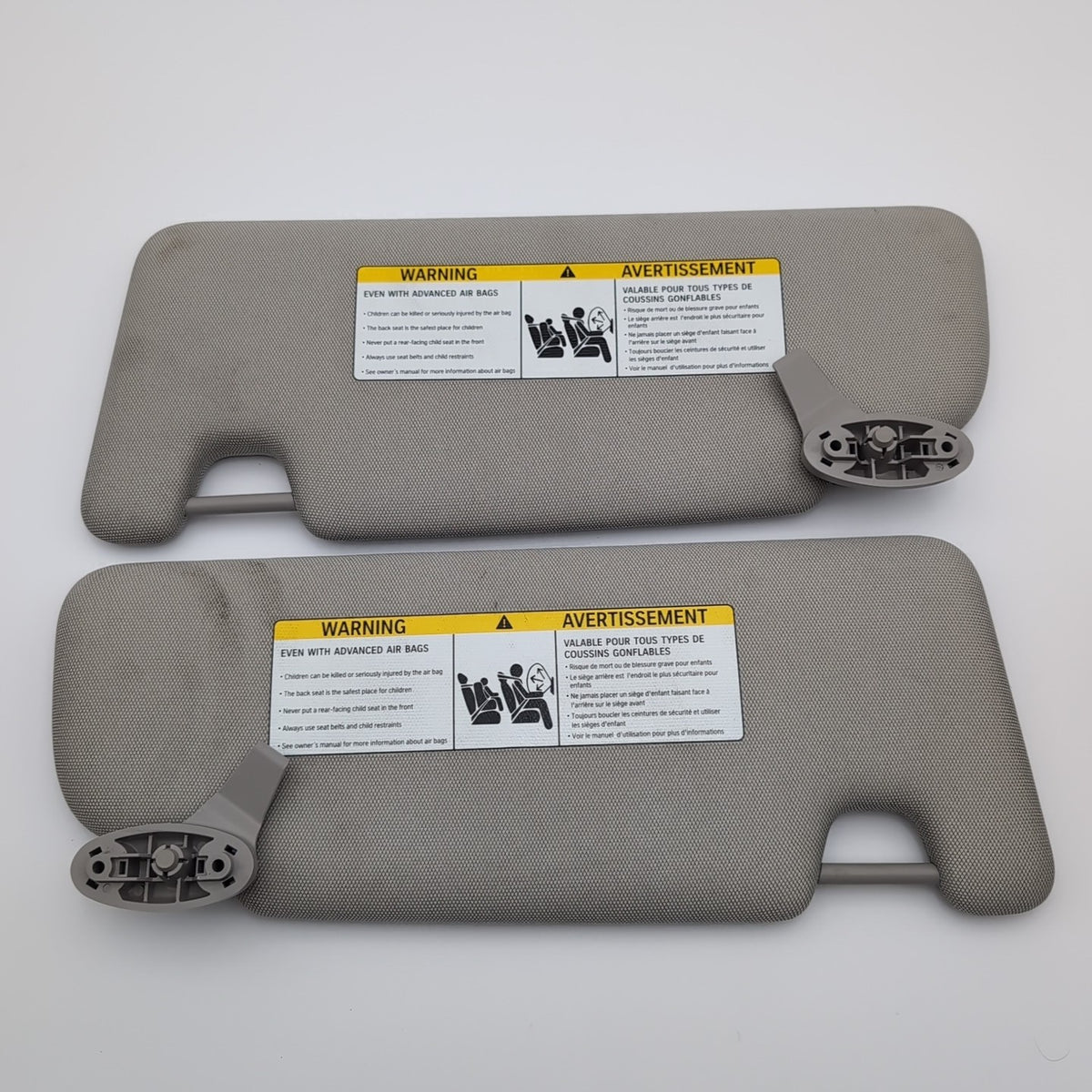 2014- 2021 BMW i3 i3s I01 Left Right Sun Visor Pair Set OEM 7277229 7277230