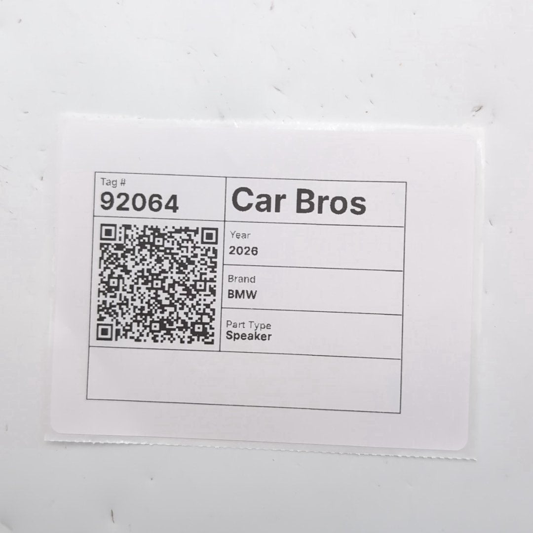 2021 - 2026 BMW XM X7 X6 X6M X5 X5M iX Bowers & Wilkins Roof Loudspeaker 2622509