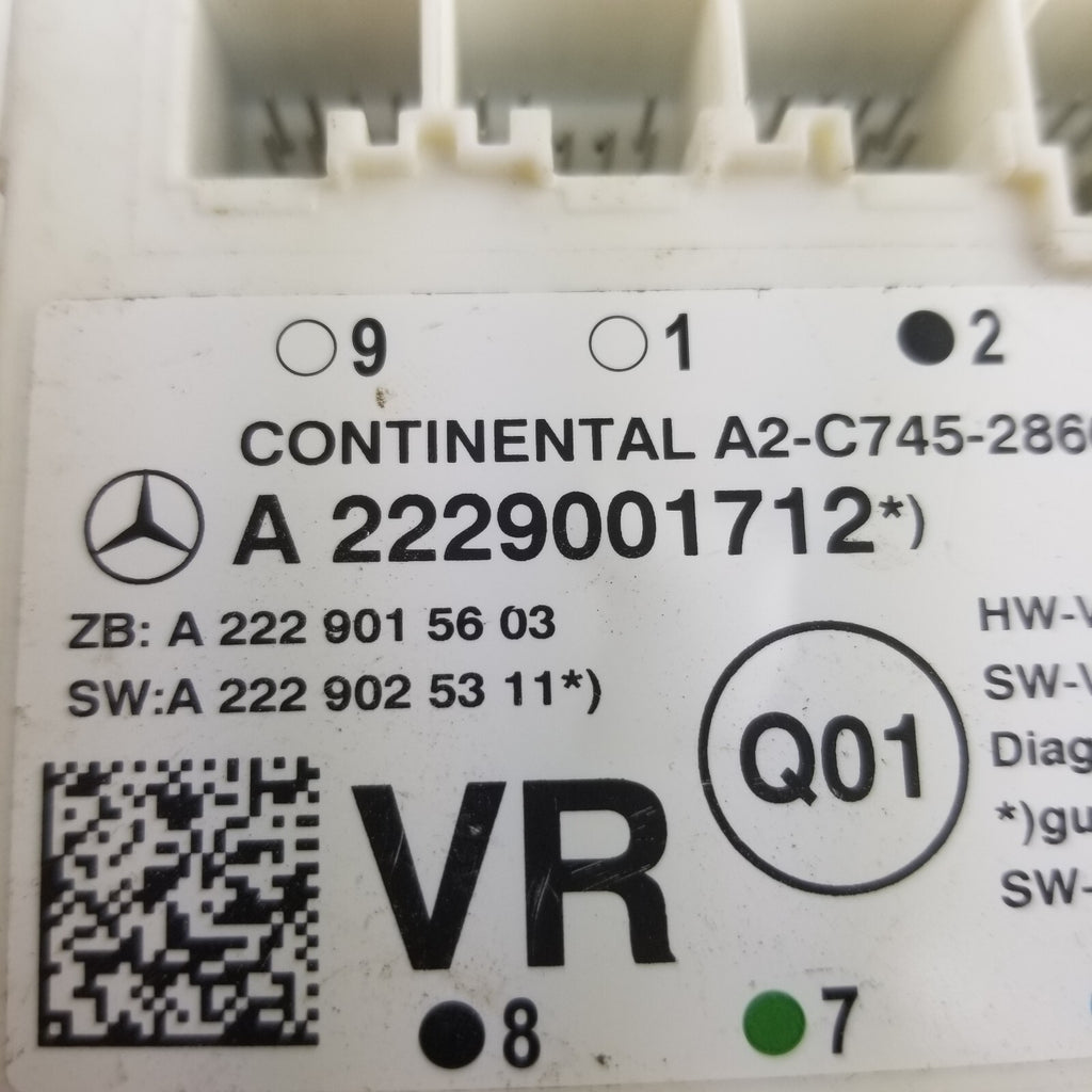2015- 2020 Mercedes W205 C300 C350e Front Right Side Door Control Module