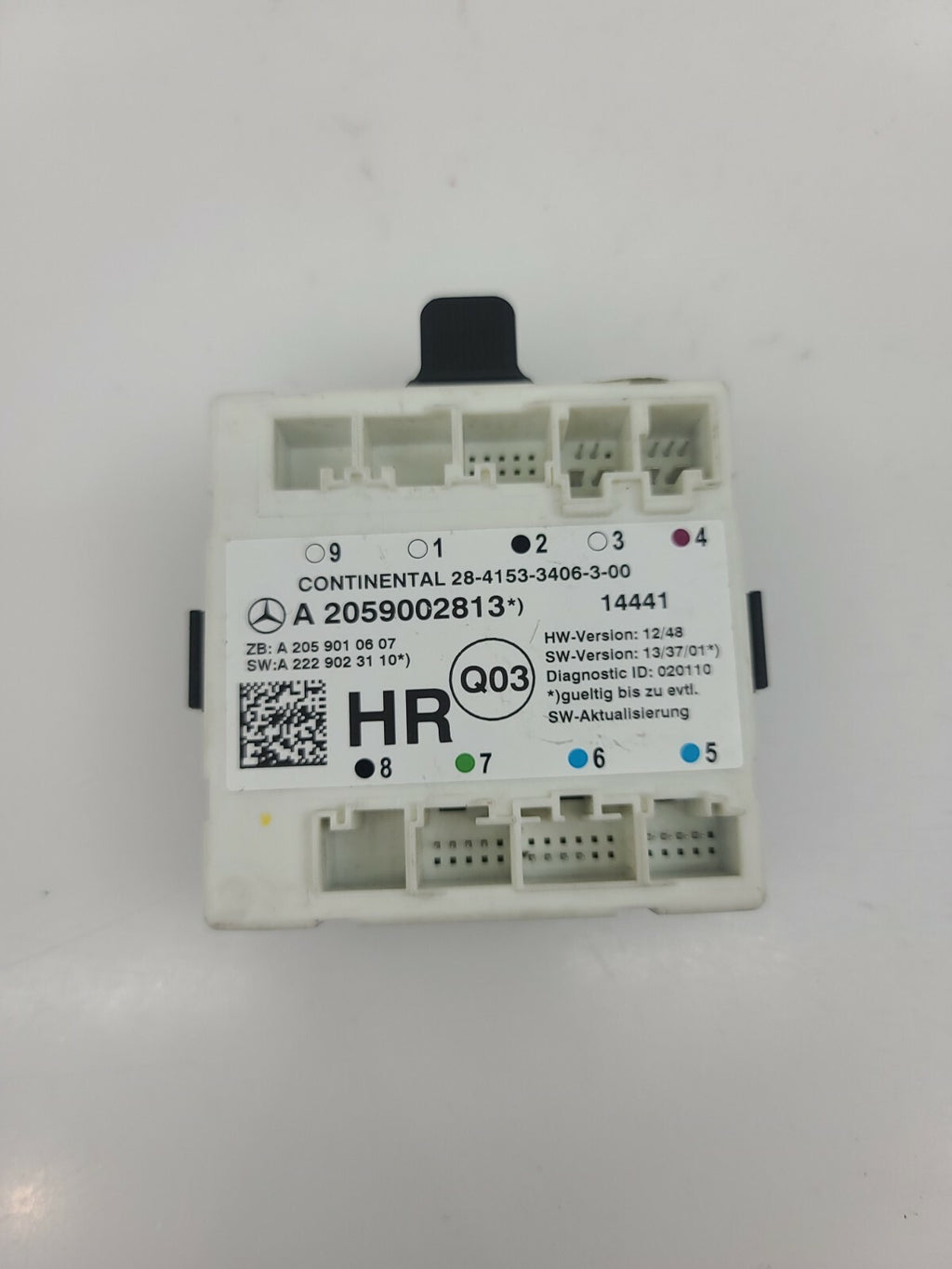 2015 2016 2017 2018 Mercedes W205 C300 Rear Right Side Door Control Module Unit