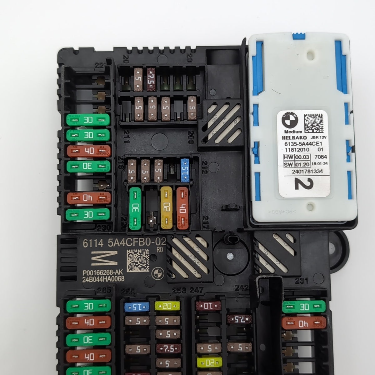 2024 BMW 330i 230I G42 G20 REAR POWER DISTRIBUTION FUSE Box 6114 5A4CFB0 - 02