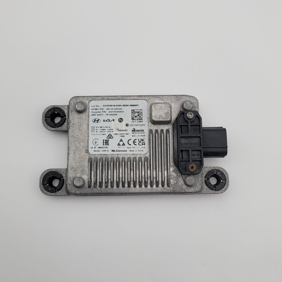 2022 2023 2024 Genesis GV70 Adaptive Cruise Control Distance Radar Sensor Module