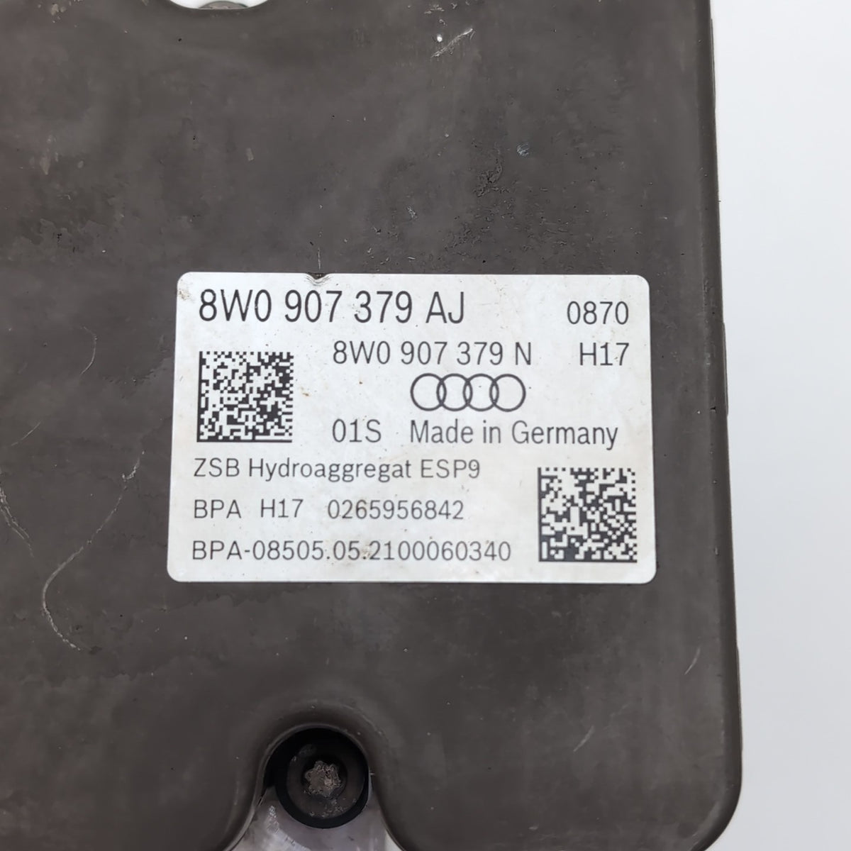 2017 - 2023 Audi A5 ABS Anti Lock Brake Pump Control Unit OEM 8W0614517AM