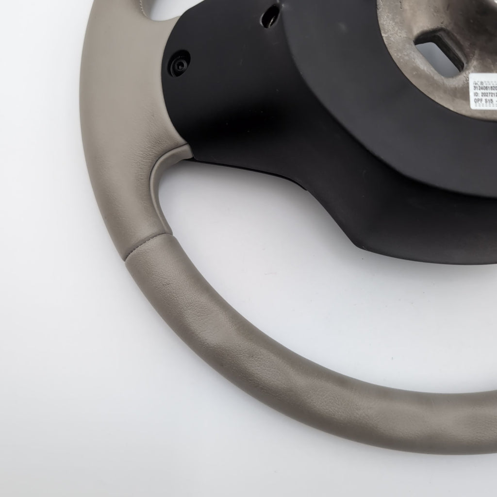 2014 - 2021 BMW i3 i3s I01 Steering Wheel Leather Lodge Design Gray 6870165