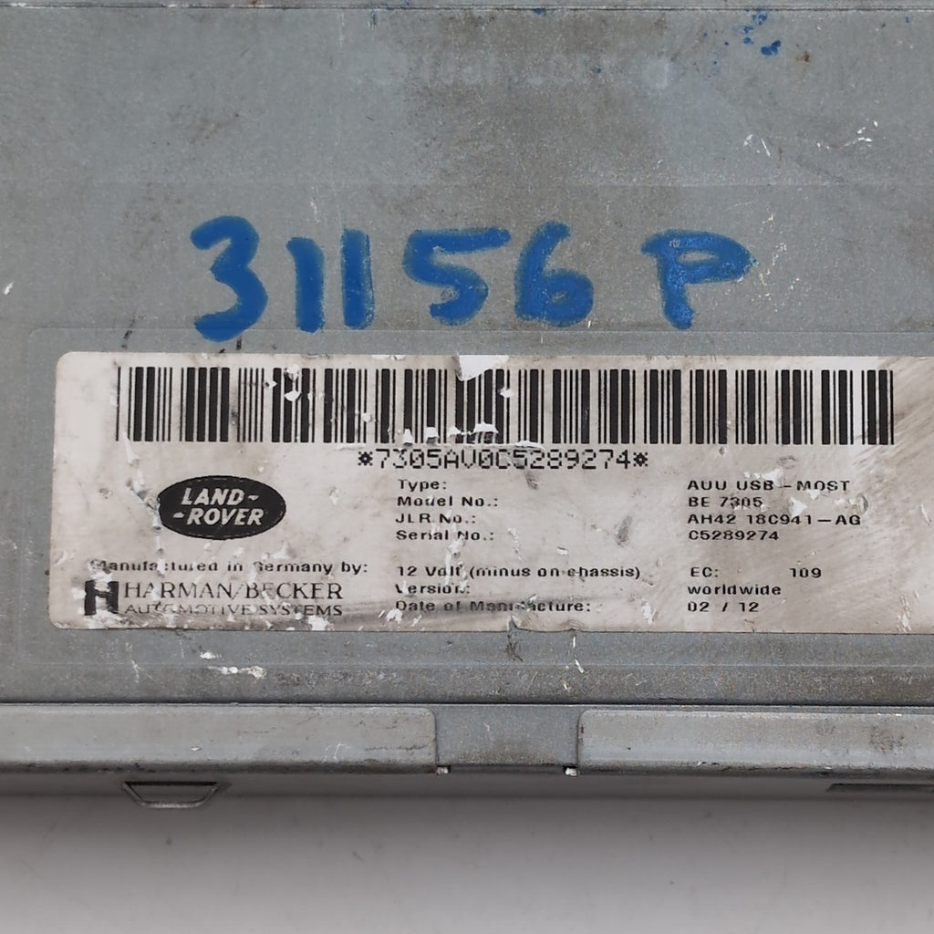2010 â 2013 LAND RANGE ROVER SPORT HSE Ipod Audio Control Module AH4218C941AG